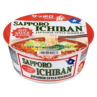 SAPPORO Ichiban - Soy Sauce Flavour Noodle Bowl, 82 Gram