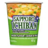 SAPPORO Ichiban - Instant Noodles Cup, Chicken, 62 Gram