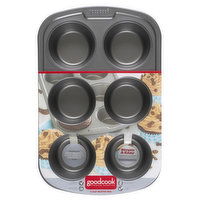 Good Cooks - Non Stick Muffin Pan 6 Cup, 1 Each