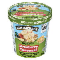 Ben Jerry - Non Dairy Strawberry Cheesecake Icecream, 473 Millilitre