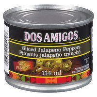 Dos Amigos - Sliced Jalapeno Peppers Hot, 114 Gram