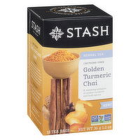 Stash - Golden Turmeric Chai, 18 Each