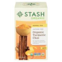 Stash Tea - Organic Turmeric Chai Tea, 16 Each