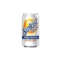 Sunkist - Zero Orange, 355 Millilitre