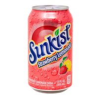 Sunkist - Strawberry Lemonade, 355 Millilitre