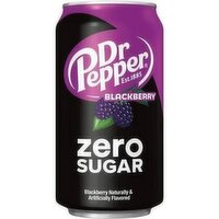 Dr Pepper - Blackberry Zero Sugar, 355 Millilitre