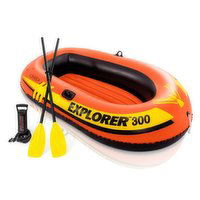 Intex - Explorer 300 Boat Set, 1 Each