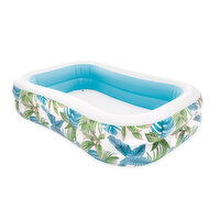 Intex - Tropical Swim Center Family Inflatable Pool, 1 Each