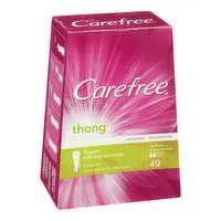 Carefree - CAREFREE THONG LINERS, 49 Each