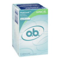 OB - O.B Super Tampons, 40 Each