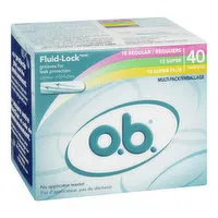 o.b. - Multi Pack Tampons, 40 Each