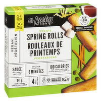 Lucky Food - Gluten Free Veggie Spring Rolls, 241 Gram