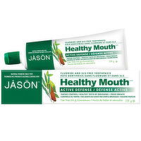 Jason Natural Cosm - Healthy Mouth Active Defense Toothpaste, 122 Gram