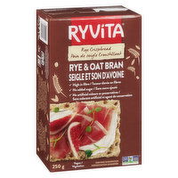 RYVITA - Whole Grain Crispbread - Rye & Oat Bran, 250 Gram