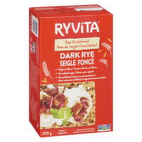 RYVITA - Whole Grain Crispbread - Dark Rye, 250 Gram