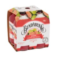 Bundaberg Brewed - Guava Sparkling Drink, 375 mL, 4 Each