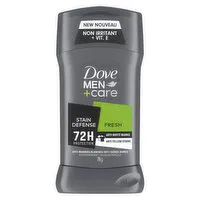 Dove - Men Invsible Solid Stain Defense Fresh, 76 Gram