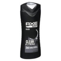 Axe - 2 in 1 Shampoo & Conditioner, Black Clean & Strong, 473 Millilitre