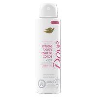 Dove - Whole Body Deodorant Spray - Raspberry & Rose, 113 Gram
