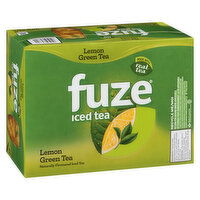 Fuze - Iced Tea, Lemon Green 341mL Cans, 12 Each