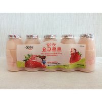 assi - Frozen Yogurt Strawberry, 5 Each