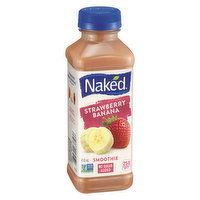 Naked - Fruit Smoothie - Strawberry Banana, 450 Millilitre