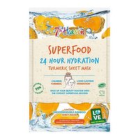 Montagne Jeunesse - Superfood 24 Hour Hydra Turmeric Sheet Mask, 1 Each