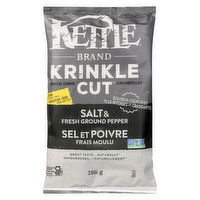 Kettle - Krinkle Cut Potato Chips Salt & Pepper, 198 Gram