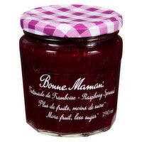 Bonne Maman - Raspberry Spread Less Sugar, 290 Millilitre