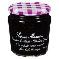 Bonne Maman - Wild Blueberry Spread Less Sugar, 290 Millilitre