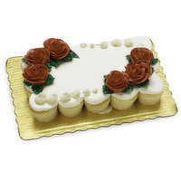 Bake Shop - Frozen White Cupcake Cake 15pc, 1 Each