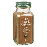 Simply Organic - Ceylon Cinnamon, 59 Gram