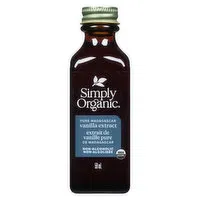 Simply Organic - Madagascar Vanilla Extract Non-Alcoholic, 59 Millilitre