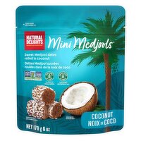 Natural Delights - Mini Medjools Coconut, 170 Gram