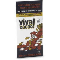 Viva Cacao - Chocolate Bar Vanilla Chai With Reishi, 41 Gram
