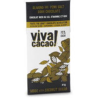 Viva Cacao - Chocolate Almond and Pink Salt, 41 Gram
