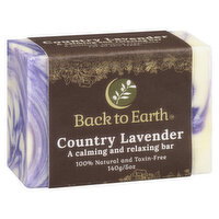 Back to Earth - Country Lavender Bar Soap, 140 Gram