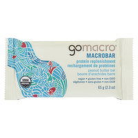 Gomacro - MacroBar Peanut Butter, 65 Gram