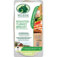 Mclean Meats - Turkey Breast Sliced Organic, 125 Gram