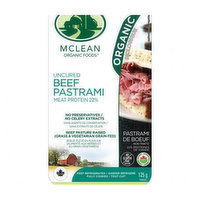 Mclean Meats - Sliced Pastrami, 125 Gram