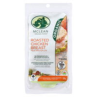 Mclean Meats - Chicken Breast Roasted Sliced Organic, 125 Gram