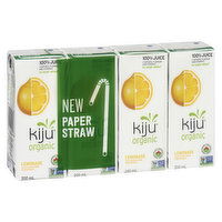 Kiju - Organic Lemonade Juice Boxes, 4 Each