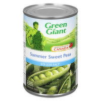 Green Giant - Summer Sweet Peas - 1/3 Less Salt, 395 Millilitre