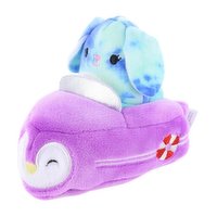 Squishville - Mini Plush in Vehicle, Rabbit, 1 Each