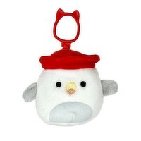 Squishmallows - 3.5In Clip Steve White Seagull, 1 Each