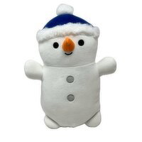 Squishmallows - 10In Holiday HugMees Manny Snowman, 1 Each