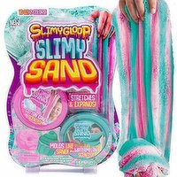 Slimygloop - Slimy Sand Twist, Teal & Pink, 1 Each