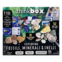 Thinkbox - XN Exploring Fossils, Minerals & Shells, 1 Each
