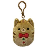 Squishmallow - Clip, Holiday, Jones Ginger Cat, 3.5 Inch, 1 Each