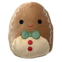 Squishmallow - Holiday, Corduroy Jordan Gingerbread, 12 Inch, 1 Each